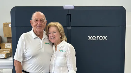 Minuteman Press franchise owners Dennis & Phyllis Beck, Palm Beach Gardens, FL